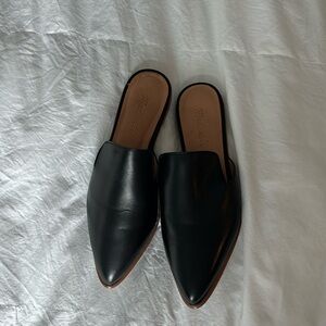 Black Madewell Leather Mules Size 6